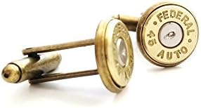 Streamlined 45 Caliber Bullet Cufflinks For Him