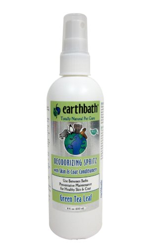 Earthbath Green Tea Leaf Three-In-One Deodorizing Spritz for Dogs, 18-Ounce