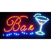 Bar and Martini Flashing LED Sign and Light