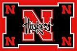 Nebraska Cornhuskers 3' x 5' Small Top View Area Rug