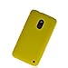 MOONCASE Hard Rubberized Rubber Coating Devise Back Case Cover for Nokia Lumia 620 Yellow