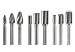 9-pc Solid Carbide Rotary File Burr Set AES-37809