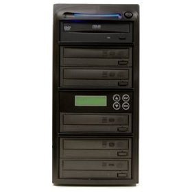 Produplicator 6DVDS20X250G 6 Target CD DVD Duplicator Stand Alone Disc Duplication Copier Multiple Burner Copy Tower