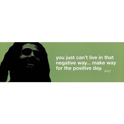 Bob Marley - Positive Day Poster Print, 36x12
