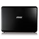 【Amazonオリジナル】 MSI 10インチワイド液晶 Wind Ultra Light U100 Light ブラック 100U-LA-BK-A
