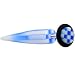 0 Gauge Blue Checkered Fake Taper Ear Plug