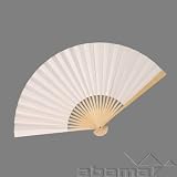 F�cher wei�-natur 33cmvon "Abama"
