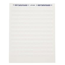 Brady LAT-39-361-1 1" Width x 1.437" Height, B-361B Self-Laminating Polyester, Matte Finish White/Translucent Laser Printable Label (Pack of 1000)