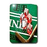 Games - Craps - Light Switch Covers - single toggle switch