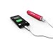 MOTA 2600 mAh Universal USB Portable Power bank Battery Stick Flashlight Bundle for iPhone 6, iPhone 6 Plus, iPhone 5/5s, iPhone 4/4s, iPad Mini, Samsung Galaxy S6, Samsung Galaxy S5, Samsung Galaxy S4, Kindle and other mobile devices - Pink