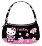Hello Kitty Black and Pink Hobo Handbag Purse 31UYAgUNtYL. SL160 Hello Kitty Black and Pink Hobo Handbag Purse