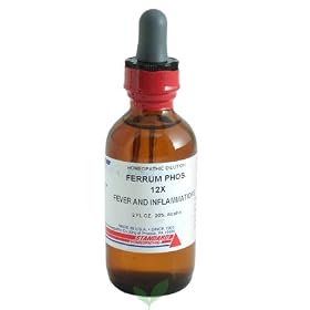 Standard Homeopathic Ferr Phos Liquid 12X Cell Salt