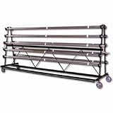 Gym Floor Cover Mobile Storage Rack - 6, Carts & Racks, Storage
