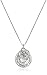 Sterling Silver Pursue What Is True... Happiness Will Soon Follow Reversible Charm Pendant Necklace, 18