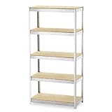 Hirsh Industries 5 Shelf Storage Unit - 72in. x 36in. x 18in. Size