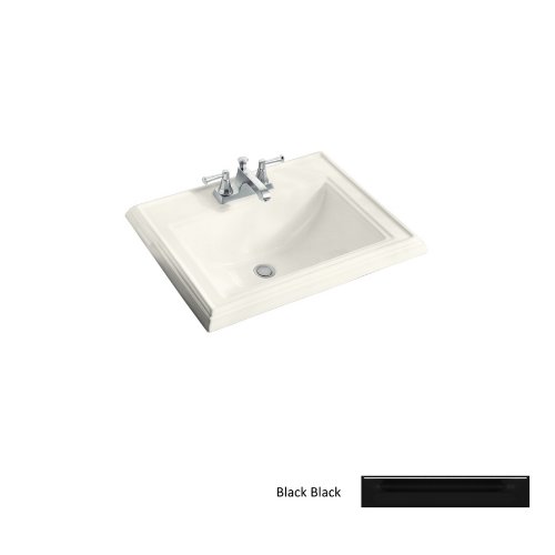 KOHLER Memoirs Black Black Topmount Bath Sink 124556