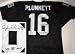 Jim Plunkett Autographed/Hand Signed Wilson Black Jersey with SB XV MVP Inscription