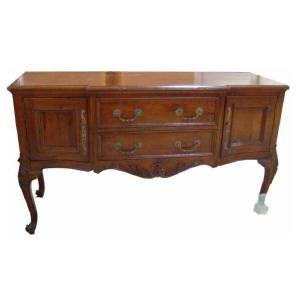 Two Door and Two Drawer Buffet Table