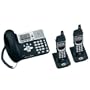 AT&T 2.4 GHz 2-Line Expandable Phone System E2662B w Corded Answering Machine and 2 Cordless Handsets