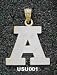 Utah State Univ A Charm/Pendant -14K/10K, Stainless Steel or Gold Plated