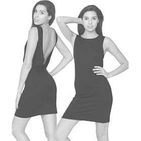 Buy American Apparel Sheer Jersey Scoop Back Dress
