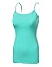 J.TOMSON Women's Basic Cami Top with Adjustable Straps S-3XL (43 Colors)
