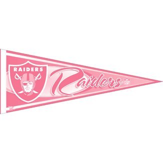 Baltimore Ravens PINK thematic Pennant wincraft 12 x 30 inches