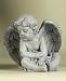 Roman Cherub Angel Garden Indoor Outdoor Statue Sitting 9 inch 42526b