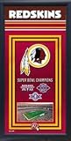 Framed Washington Redskins Super Bowl Champions Series
