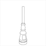 Standard G 14 ft. Tall Poles Finish: Patina Bronze Standard G 14 ft. Tall Poles Finish: Patina Bronze