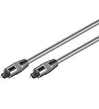 Cable audio numérique TOSLINK (optique) Blindé Ø 6 mm² 1.5 m