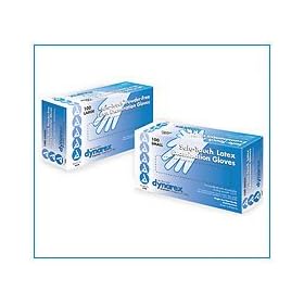 Safe-Touch Latex Exam Glove N/S - Medium 10 boxes of 100/Case