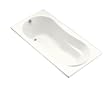 Kohler K-1159-L Pro-Flex Bath w/Flange, White