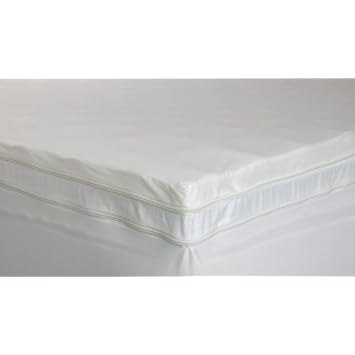 Sleep Innovations Rejuvenation Gel-Memory Foam Mattress Topper. 10-year limited warranty. Made in the USA.
