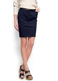 Mango Womens Straight-cut Pocket Skirt