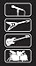 PS6950 Sing, Guitar, Bass, Drums, rectangular small vinyl sticker
