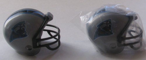 NFL Football Mini Helmets North Carolina Panthers Pencil Toppers Vending Toys Pack of 3