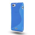 Sony XperiaJ Soft Plastic Case - ST26 (Blue S Shape pattern) by Modern Palace