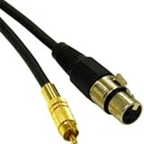 C2G / Cables to Go 40052 F/M Pro-Audio Cable (3 Feet, Black)