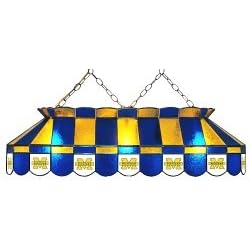 NCAA Michigan Wolverines 40 Tiffany Style Pool Table Lamp