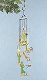 20 Inch Vibrant Garden Home Dcor Metal Wind Chimes - Kokopelli
