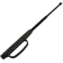 Monadnock AutoLock Defender 21, w/Safety Tip, Black Chrome, SuperGrip