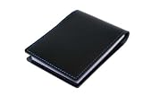 K17 RHODIA メモカバー（ブラック／ステッチ　ブルー）