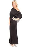 Young Aloud OFF SHOULDERS SLEEVE MAXI DRESS