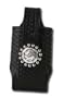 Men's Basket Weave Cell Phone Case - Black