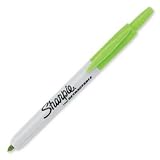 SAN36713 - Sharpie Marker,Permanent,Retractable,Fine Point,Lime