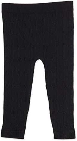 cable cotton infant leggings - navy,18-24m