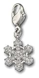 Swarovski Snowflake Charm