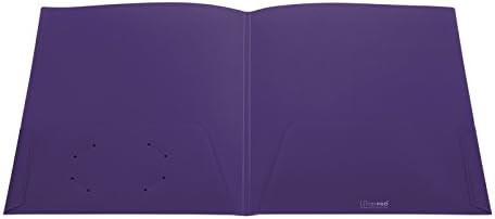Ultra Pro - 10 Pack, Purple 2-Pocket Folders
