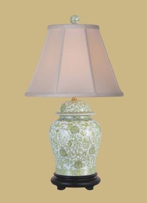 cyber Monday PORCELAIN LEMON GREEN JAR LAMPB003KEFV66